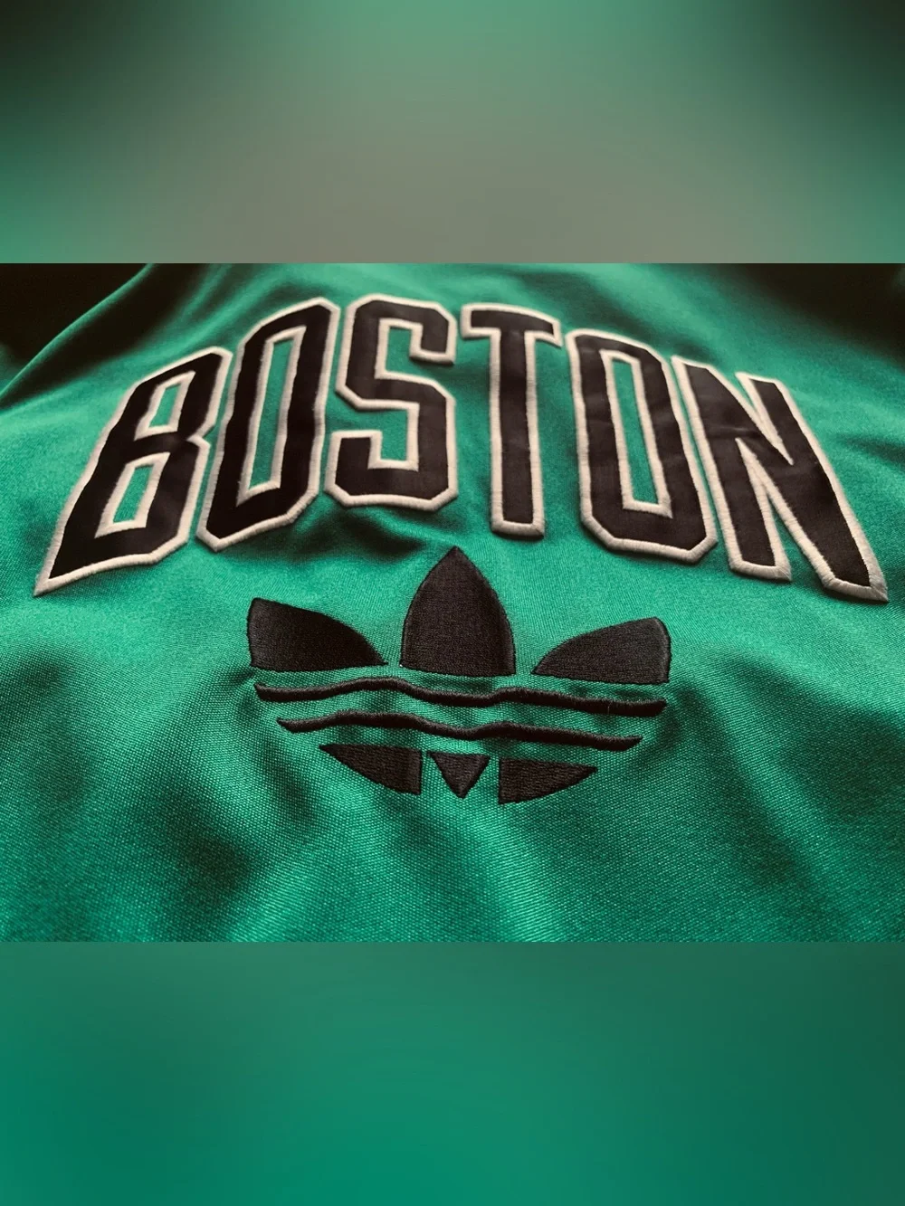 Vintage 2010 adidas XL Limited Edition Celtics Green and Black Track Jacket